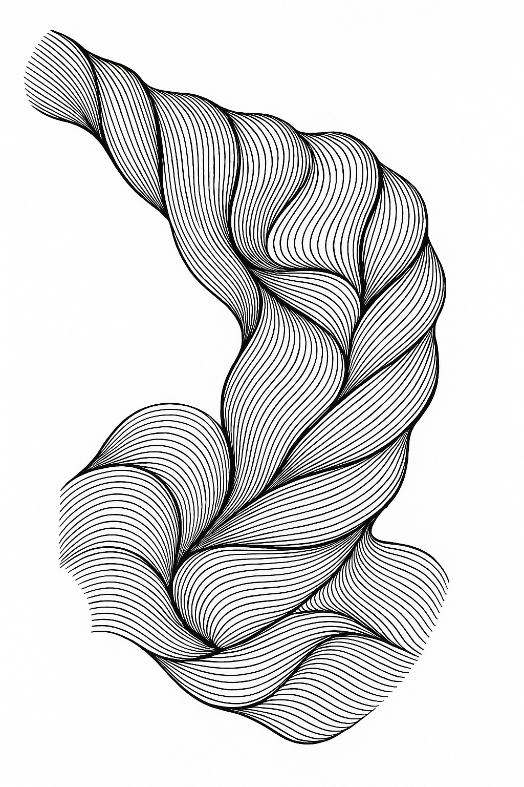 Abstract line pattern